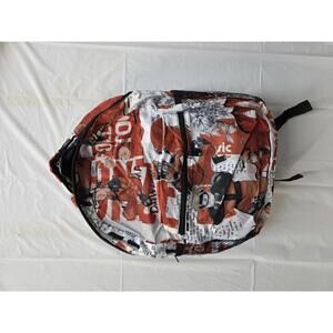 Naruto Anime Themed Graphic Backpack with Multiple Compartments